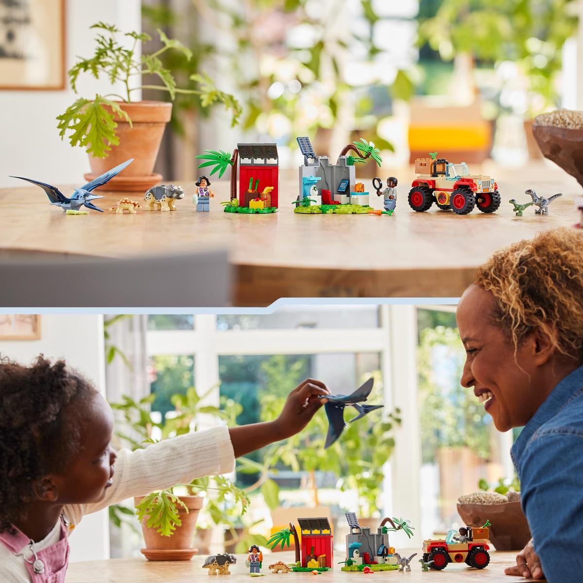 LEGO Jurassic World 76963, Räddningscenter för dinosaurieungar