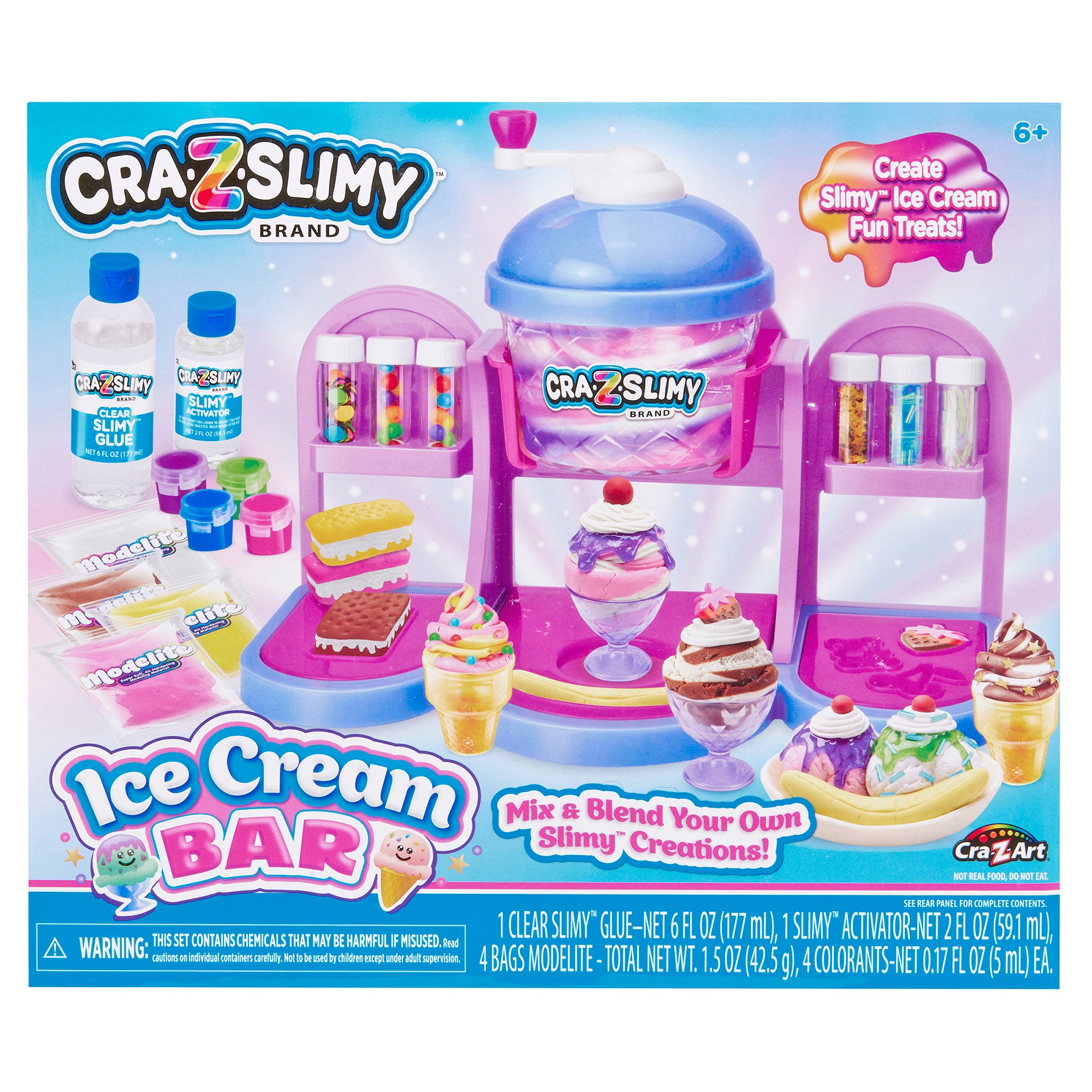Cra-Z-Slimy Ice Cream Bar – Gör din egen slime-glass