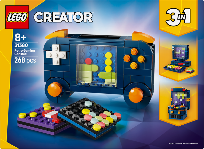 LEGO® Creator 3-i-1 Spelkonsol i retrostil Byggleksak 31380