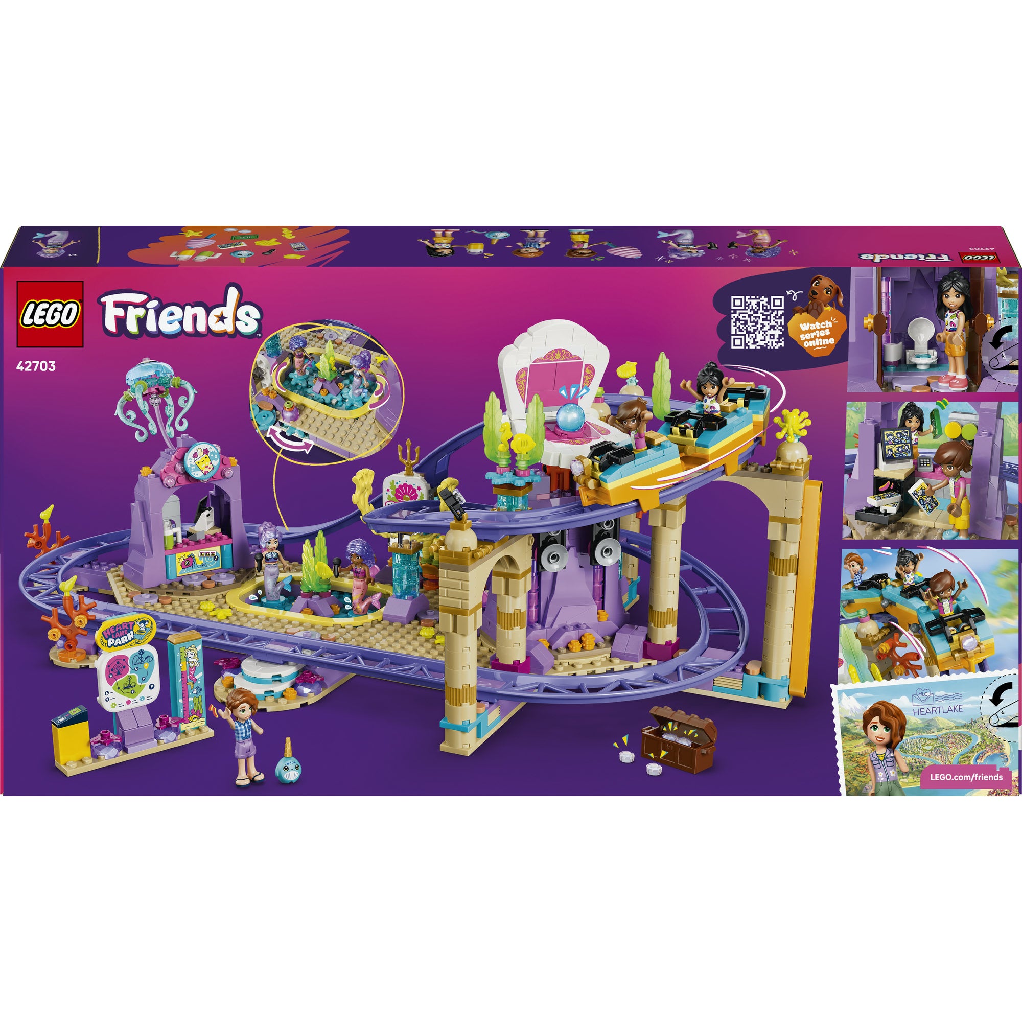 LEGO® Friends Bergochdalbana med sjöjungfrutema Byggleksak 42703