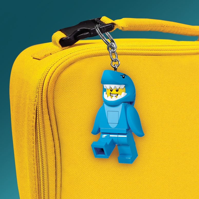 LEGO ICONIC, SHARK SUIT GUY Key chain w/LED light