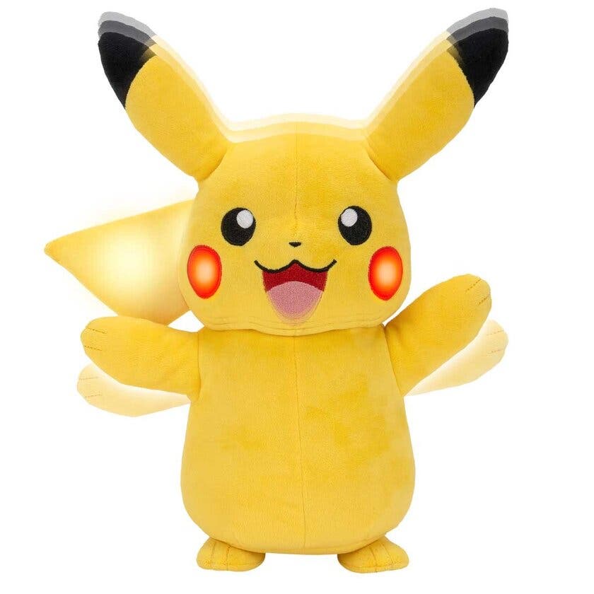 Pokémon, Electric Charge Pikachu Feature Plush