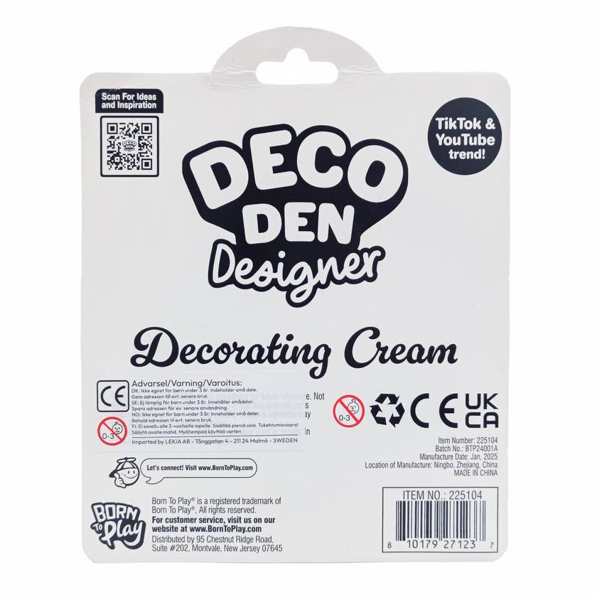 Deco Den, Decorating Cream