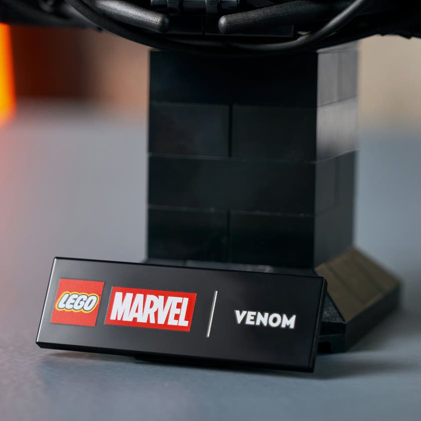 LEGO® | Marvel Venom – byst – Samlarbyggset för vuxna att bygga och visa upp – 76356