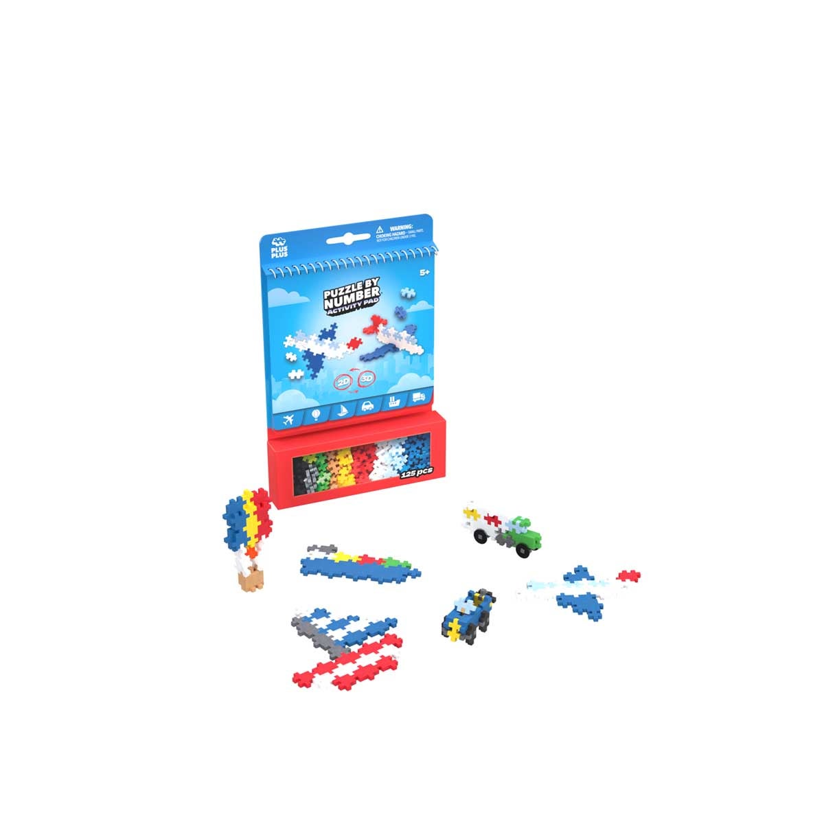 Plus-Plus Activity Pad – Transportation