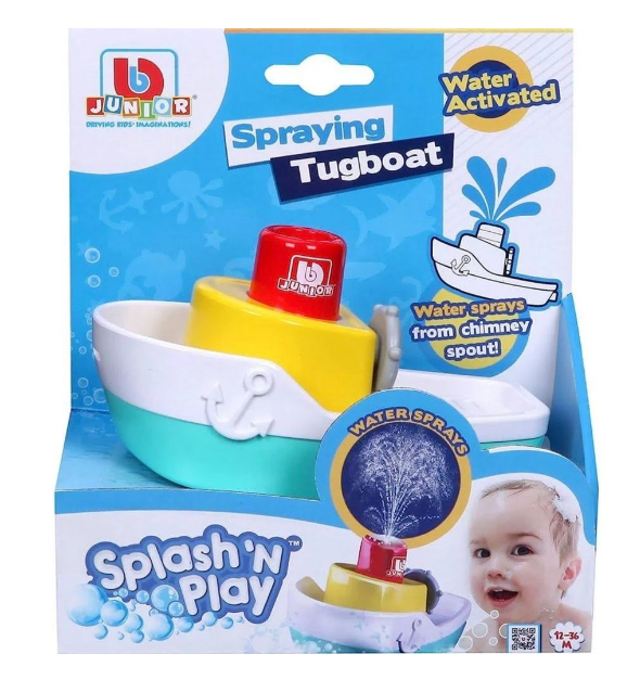 Burago Junior Splash N Play Spraying Tugboat