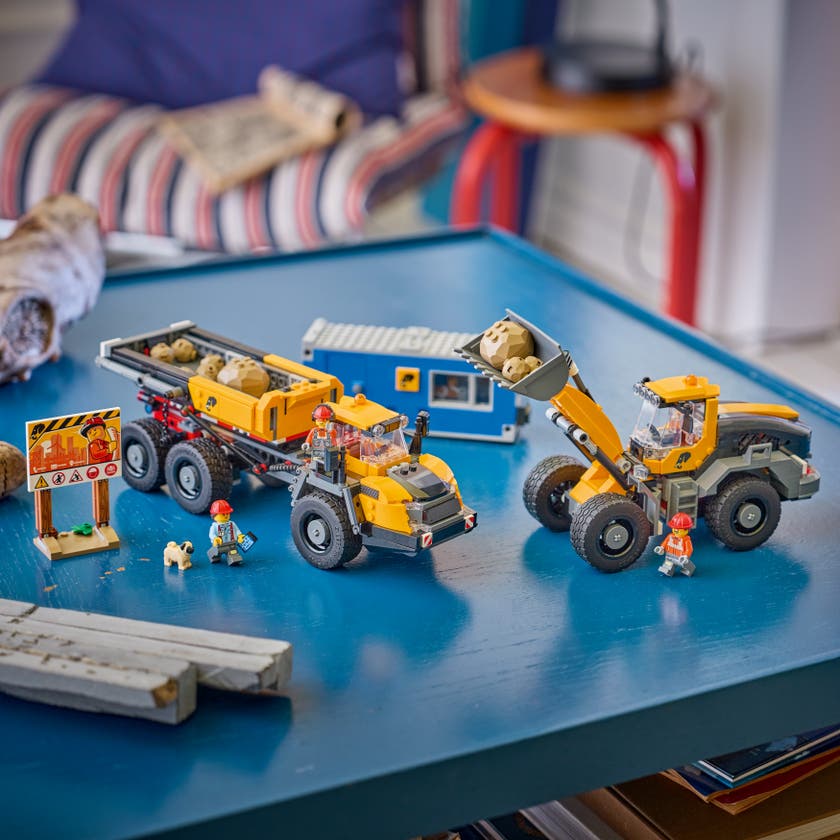 LEGO® City Dumper och frontlastare – Byggleksak 60494