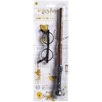 Halloween - Harry Potter stav + glasögon
