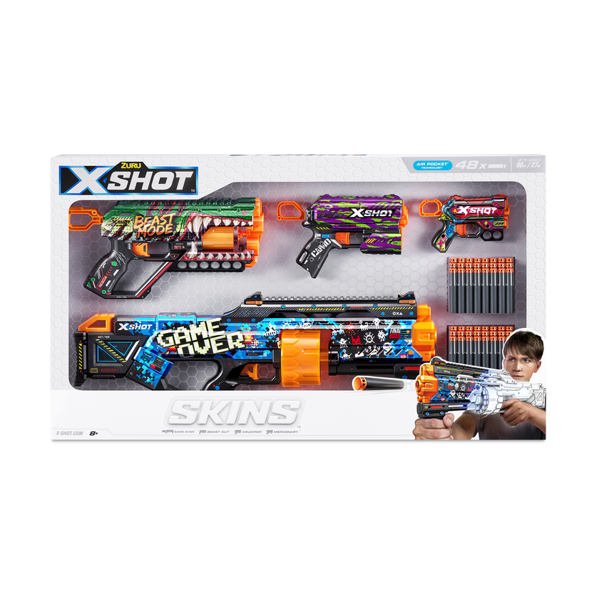 XSHOT Skins Mix Combo Last Stand, Griefer, Flux and Menace