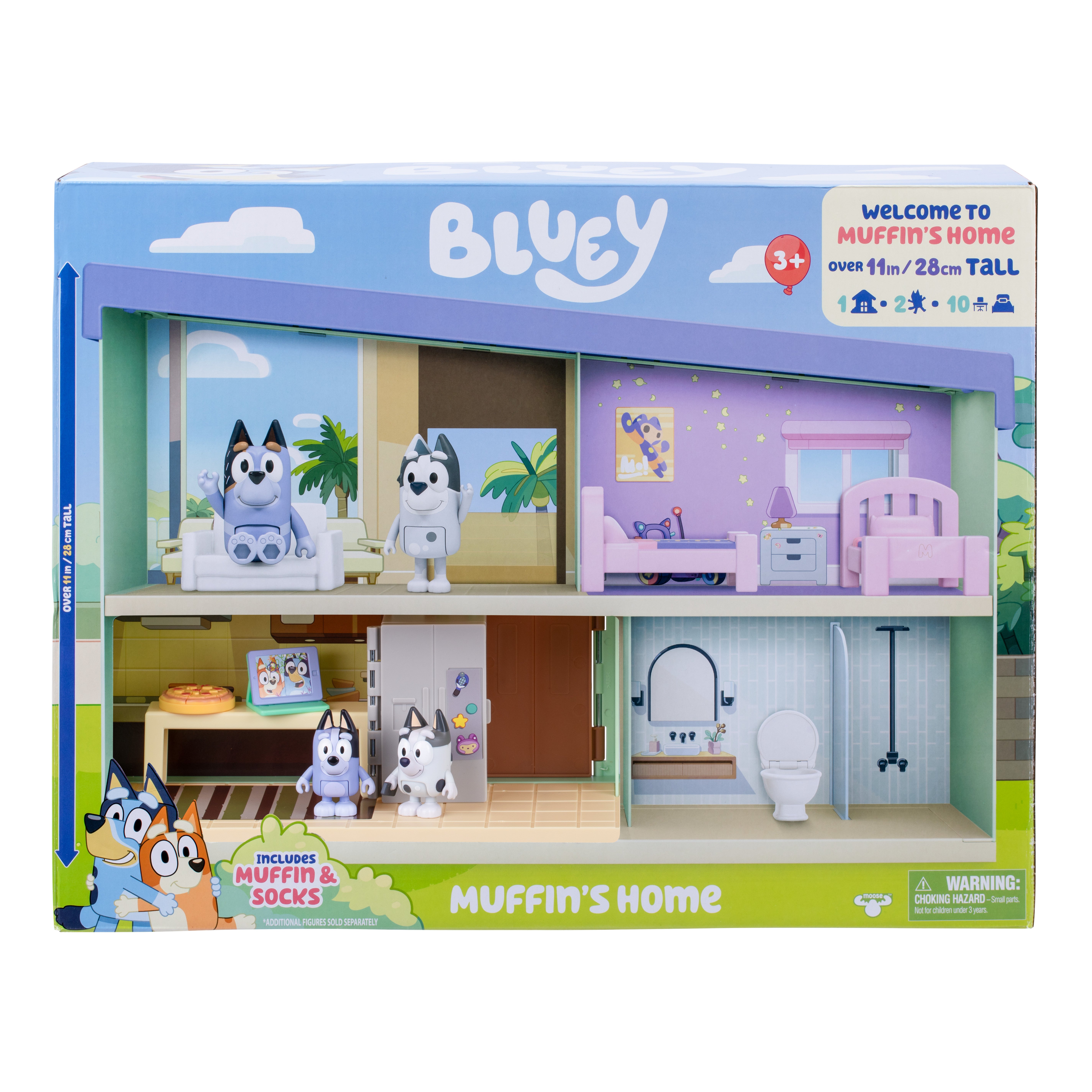 Bluey Muffins House Playset från 3 år
