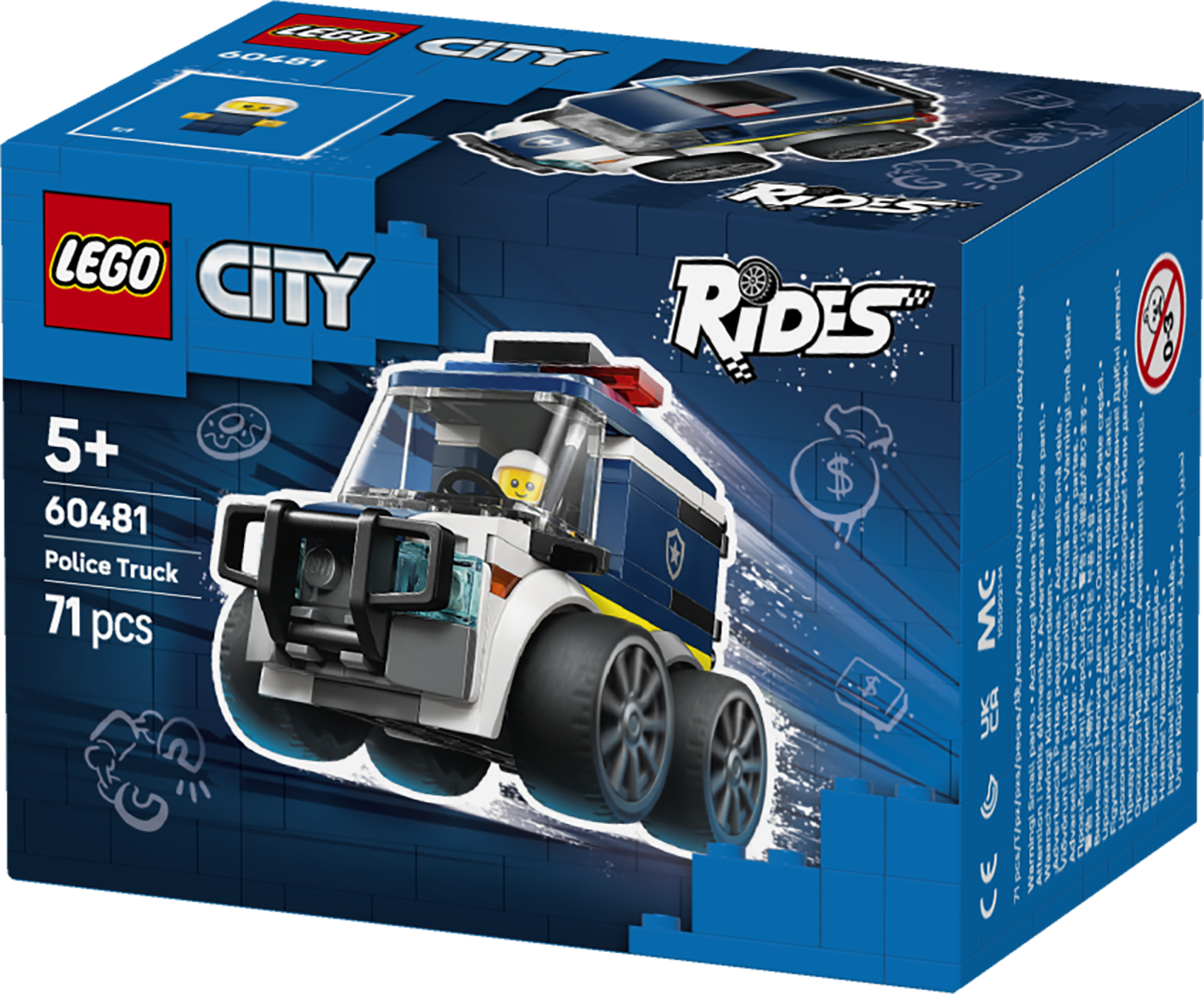 LEGO® City Fordon – polisbil Bygg- och lekset 60481