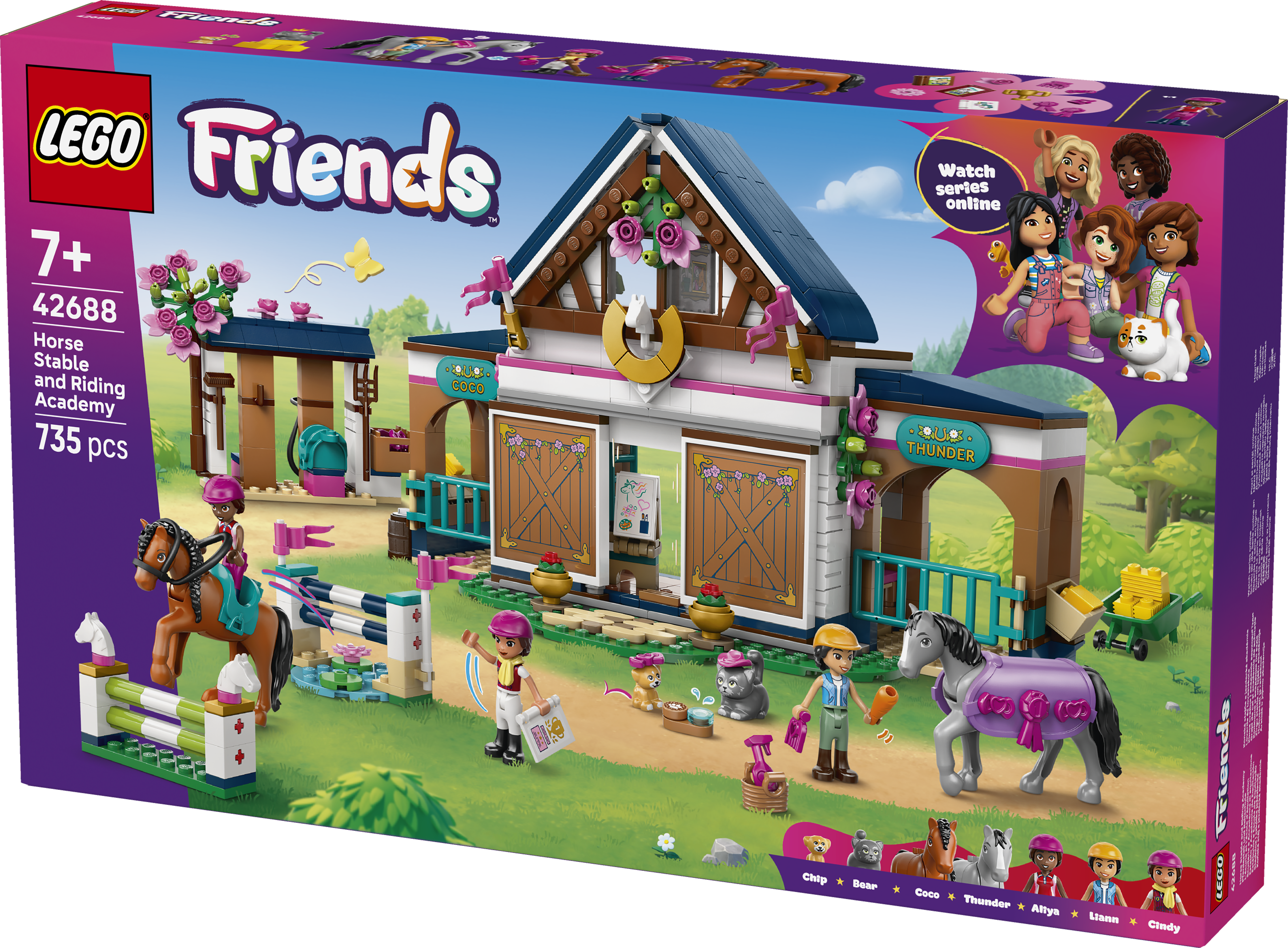 LEGO® Friends Häststall och ridskola Lekset 42688