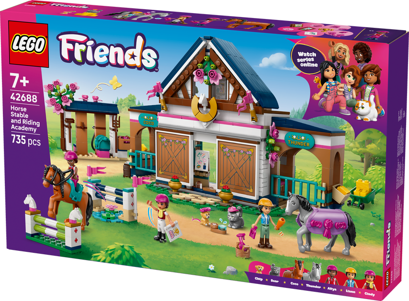 LEGO® Friends Häststall och ridskola Lekset 42688