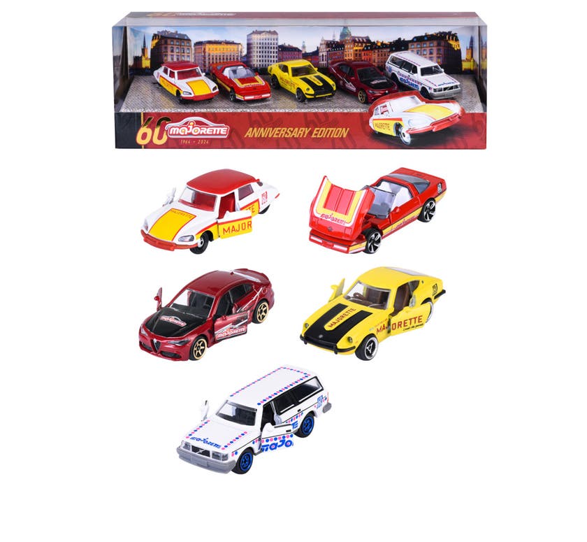 Majorette Anniversary Edition Premium Bilar 5-Pack Presentförpackning