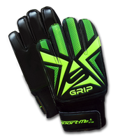 Målvaktshandskar Fotboll Grip, Grön