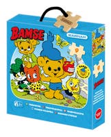 Träpussel Bamse när han var liten 9 bitar