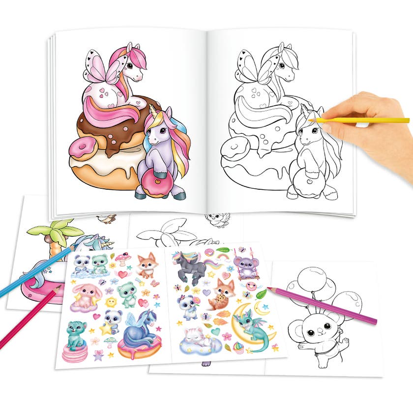Ylvi Unicorn Målarbok