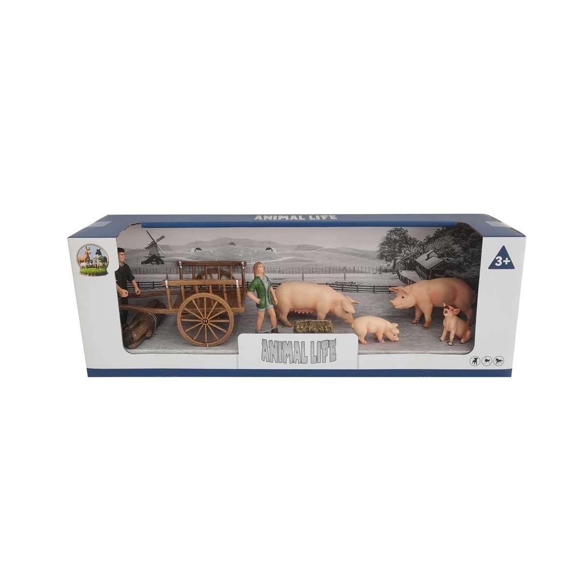 Animal Life, Grisar 4 st med tillbehör