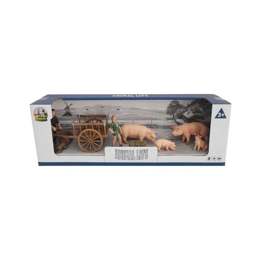 Animal Life, Grisar 4 st med tillbehör