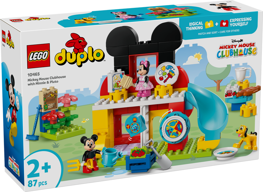 LEGO® DUPLO® │Disney Musse Piggs klubbhus med Mimmi och Pluto 10465