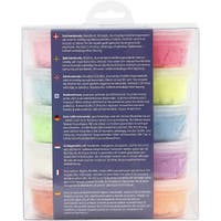 Silk Clay®, mixade färger, Basic 2, 10x40 g