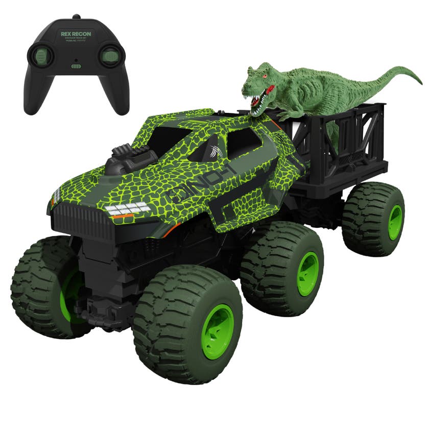 Sharper Image Rex Recon RC-lastbil med dinosaurie