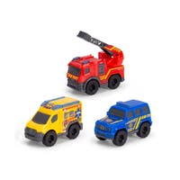 Dickie Toys 3-Pack Mini Räddningsfordon