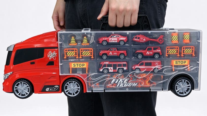 Rapid Speed - Truck med brandfordon & tilbehör