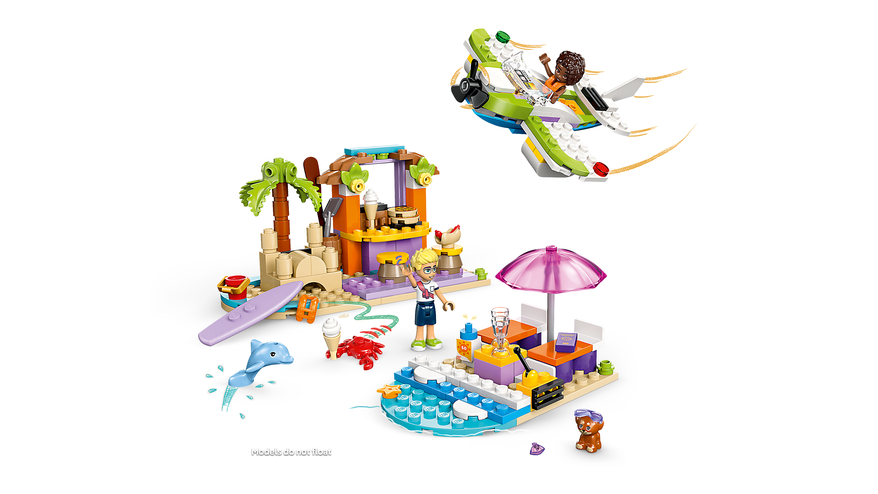 LEGO Friends 42672, Kreativ strand och resväska