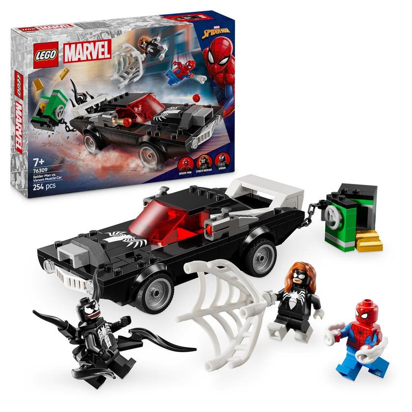 LEGO Super Heroes Marvel 76309, Spider-Man mot Venoms muskelbil