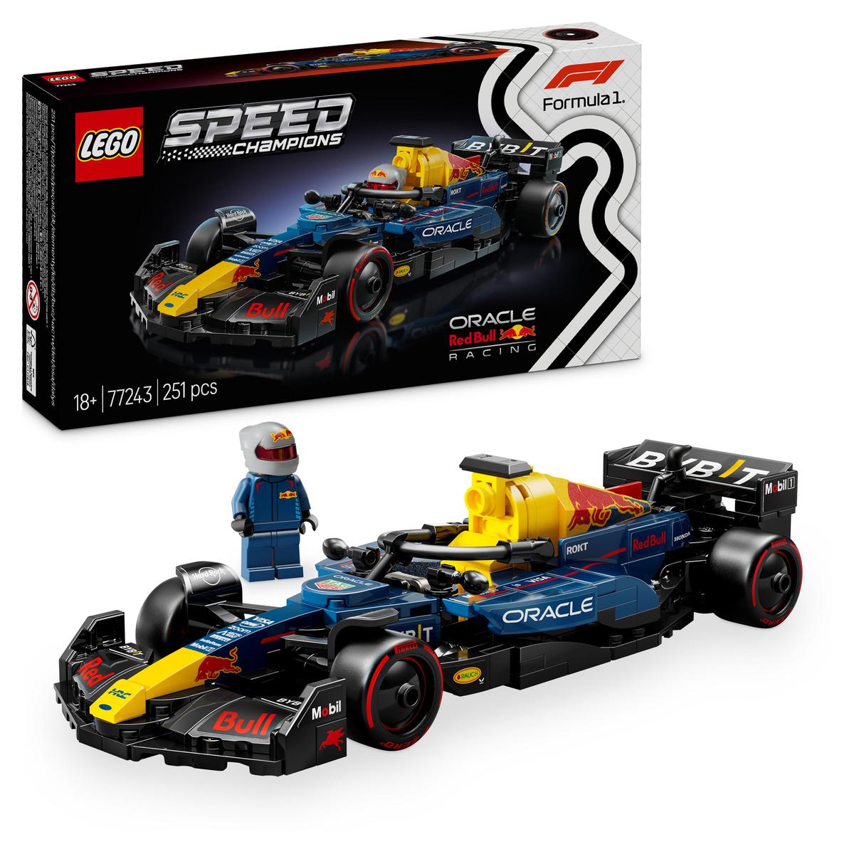 LEGO Speed Champions 77243, Oracle Red Bull Racing RB20 F1® Race Car