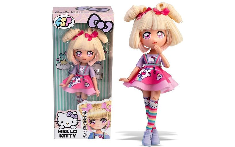 Hello Kitty Manga Candy Unicorn Docka