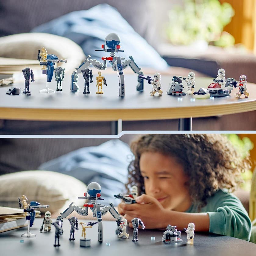 LEGO Star Wars 75372, Clone Trooper™ & Battle Droid™ Battle Pack