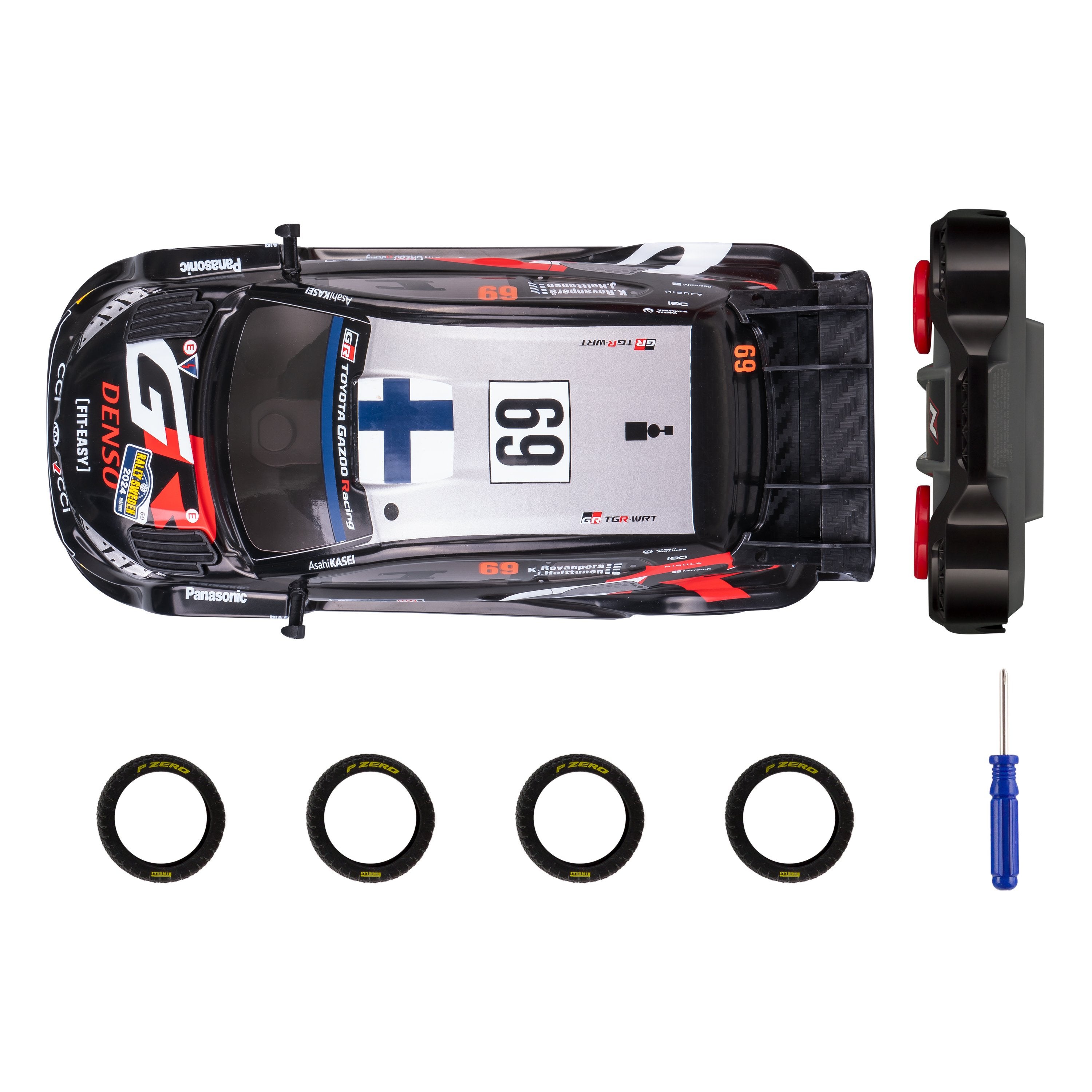 NIKKO Toyota Gazoo Racing Rovanperä Sweden Rally 2024 1:16th