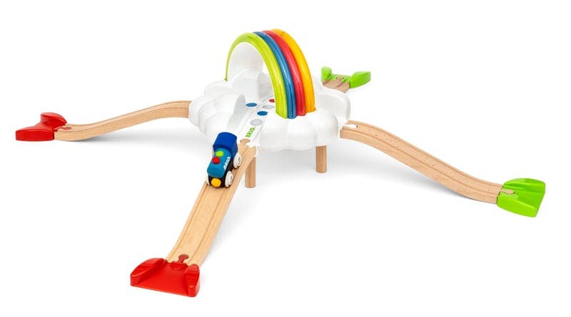 Brio Tåg, My First Railway Light Up Rainbow Set