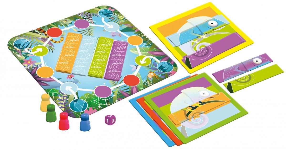 Färglägg kamelenonten