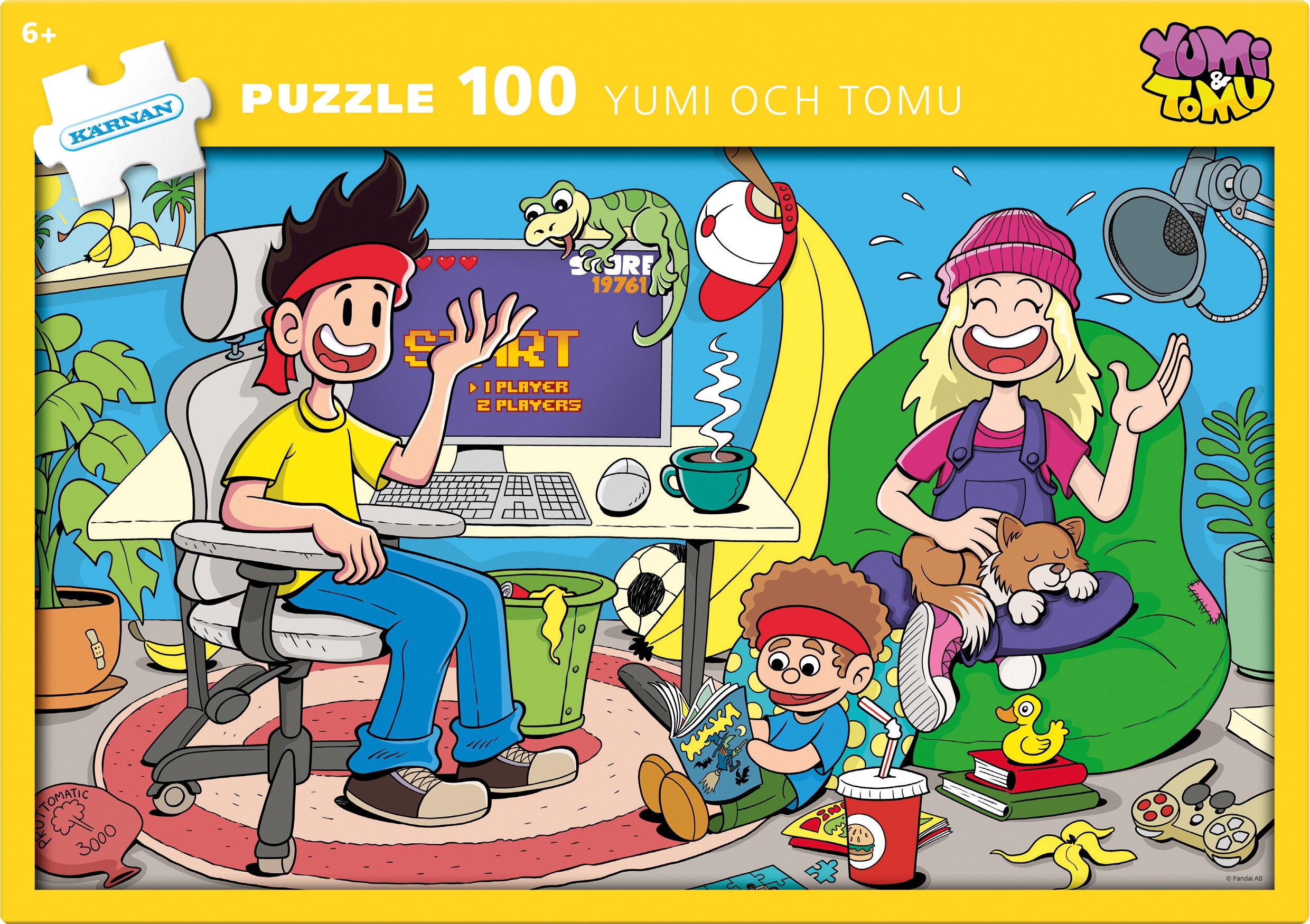 Kärnan Pappussel 100 delar Yumi & Tomu