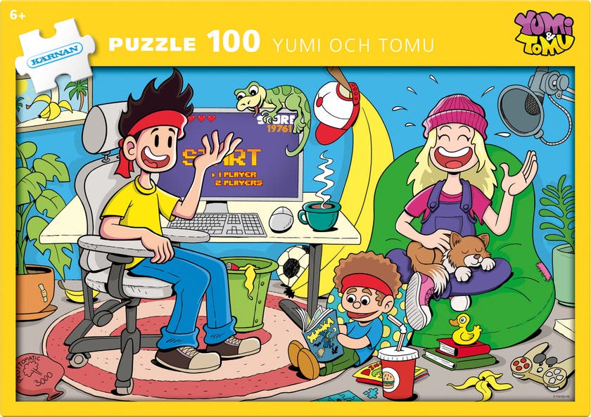 Kärnan Pappussel 100 delar Yumi & Tomu