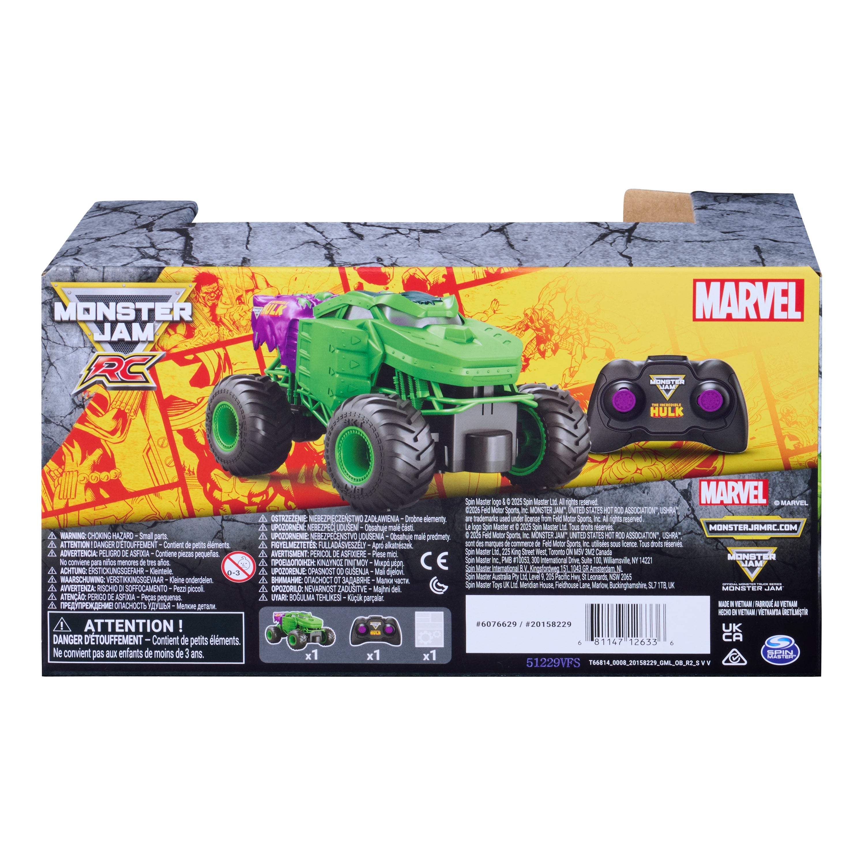 Monster Jam Marvel Hulk RC-monstertruck