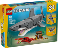LEGO® Creator Vildsint haj med skattkista Leksak 31381