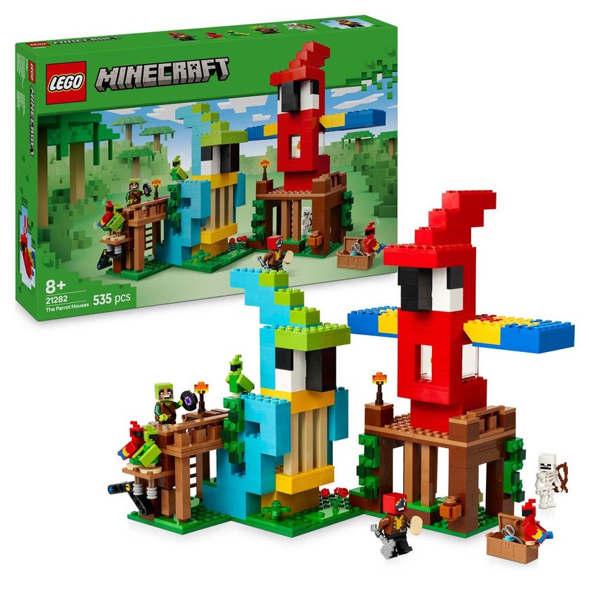 LEGO Minecraft 21282, The Parrot Houses