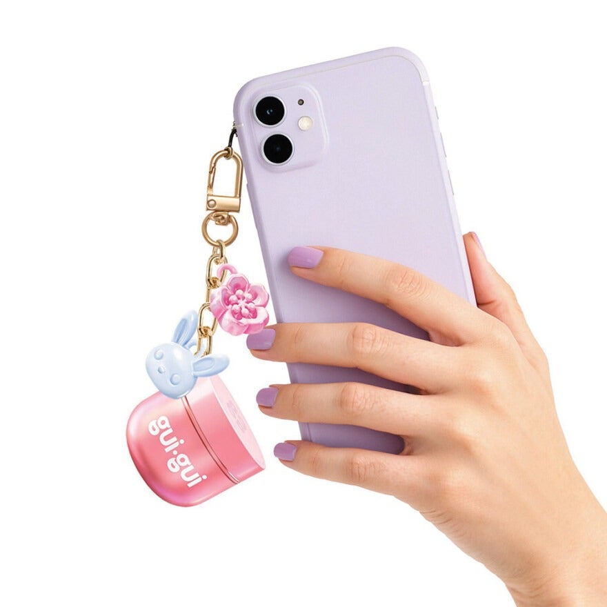 Gui Gui Mini Jar slime nyckelring med överraskningsfigur