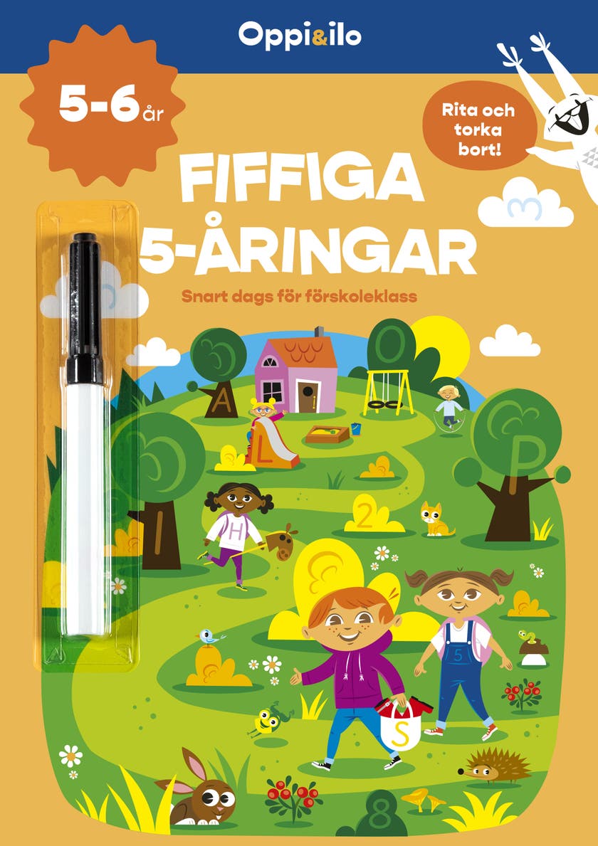 Fiffiga 5-åringar -pysselbok 5-6 år