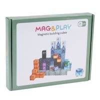 Mag&Play Building Cubes 80 magnetiska kuber