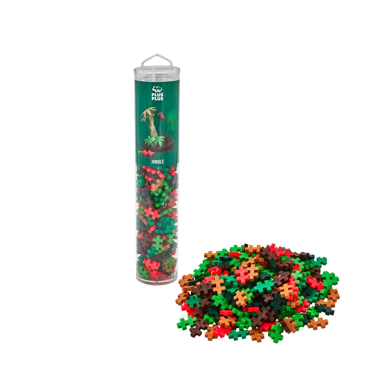 Plus-Plus Jungle mix / 240 pcs Tube