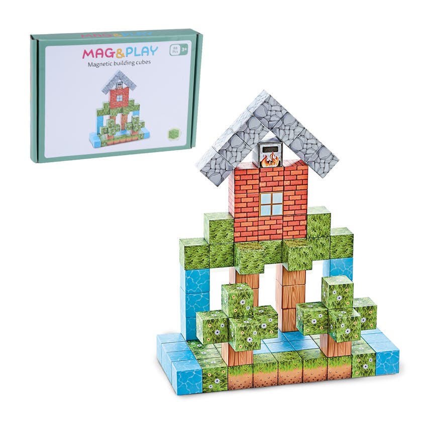 Mag&Play - Building cubes 2 cm 88 st