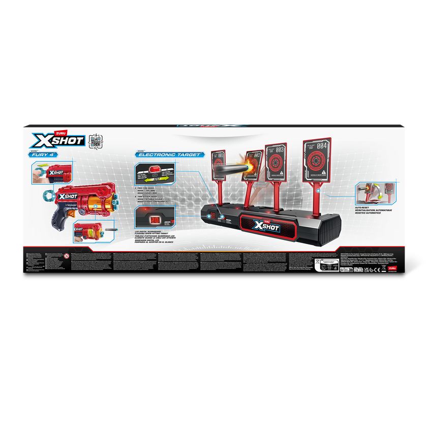 XSHOT Excel-S1 Interactive Target & Fury 4 (2pcs)
