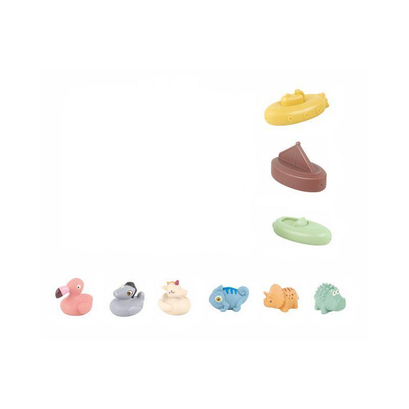 KID, Söta Små Badfigurer 9 St