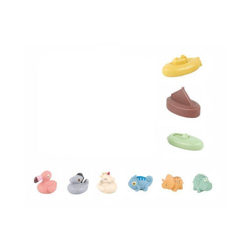 KID, Söta Små Badfigurer 9 St