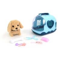 Mjukdjur i bur m tillbehör Hund